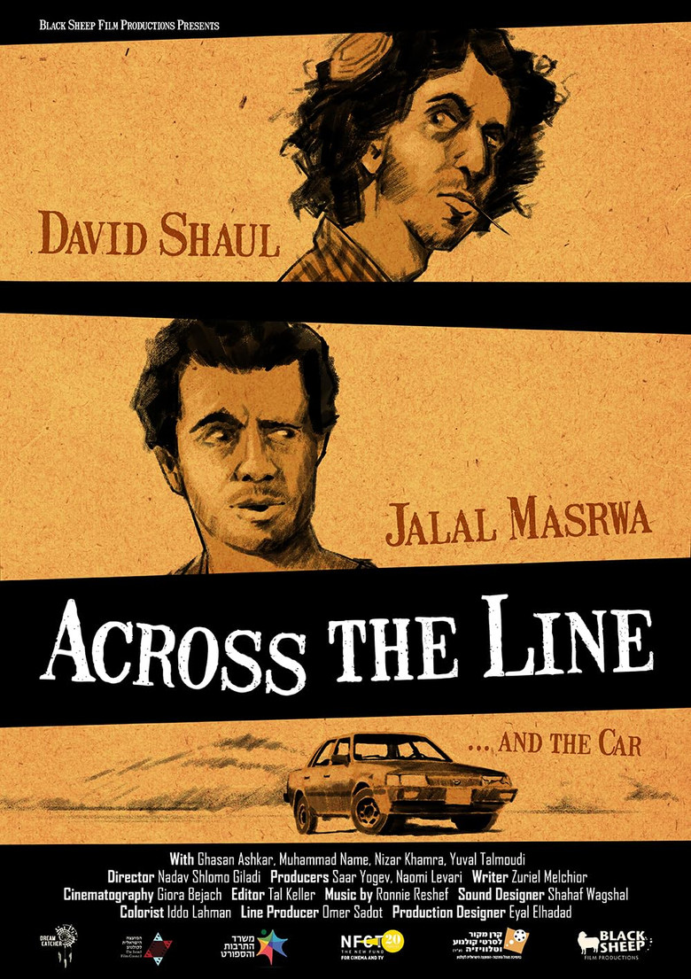 Across the Line poster background