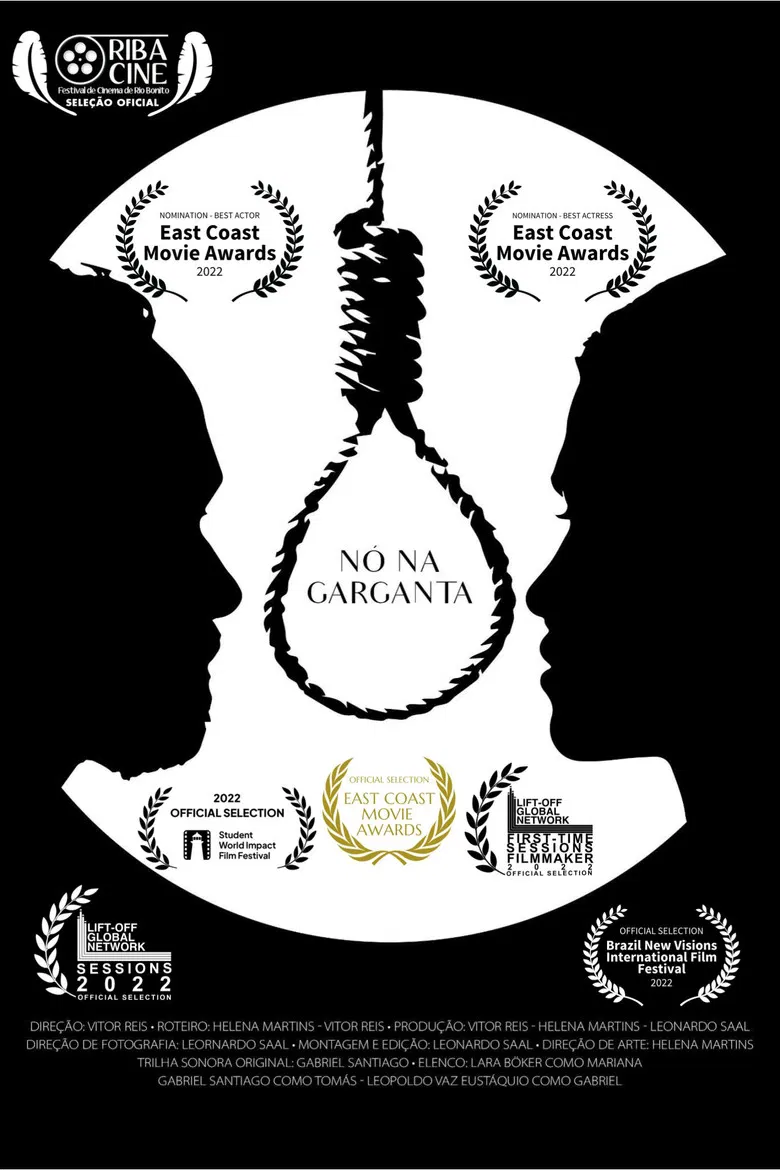 Nó na Garganta poster background