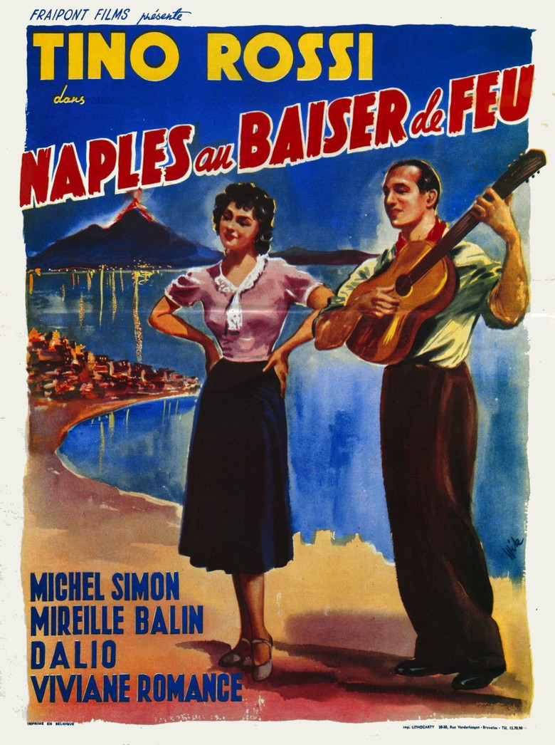 Naples Under the Kiss of Fire poster background