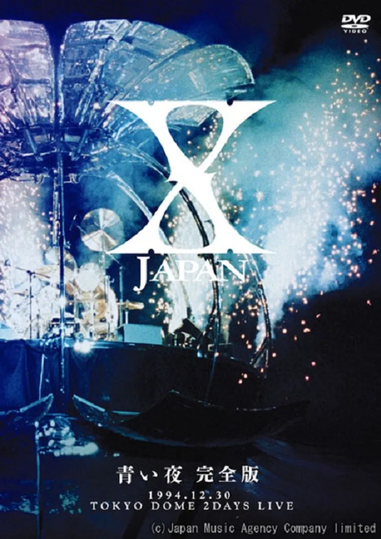 X Japan - Aoi Yoru poster background
