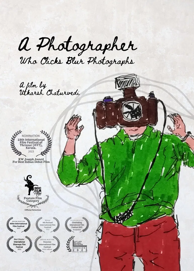 A Photograher Who Clicks Blur Photographs poster background
