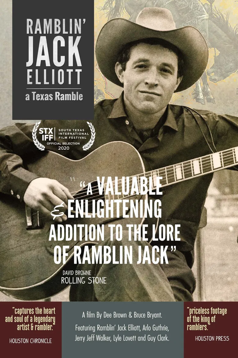 Ramblin' Jack Elliott: A Texas Ramble poster background