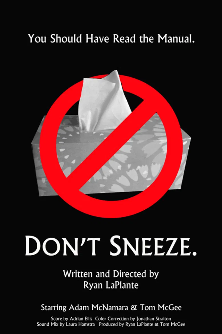 Don’t Sneeze poster background