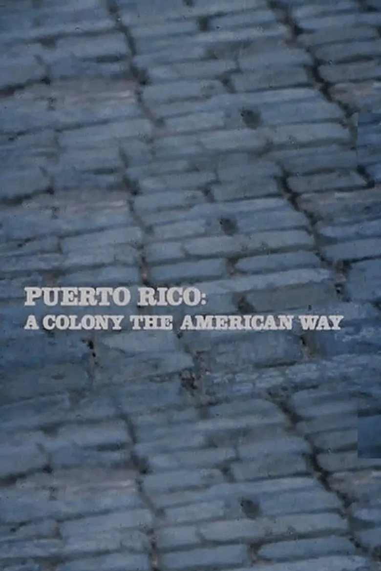 Puerto Rico: A Colony the American Way poster background