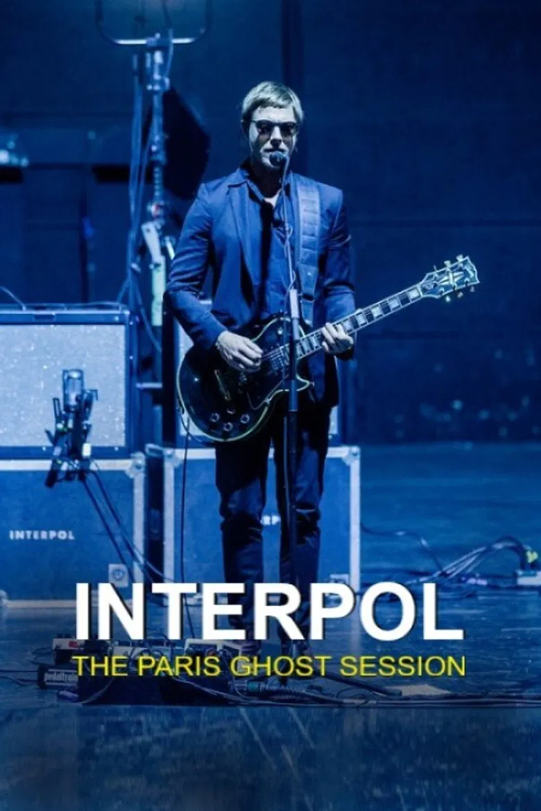 Interpol - The Paris Ghost Session poster background
