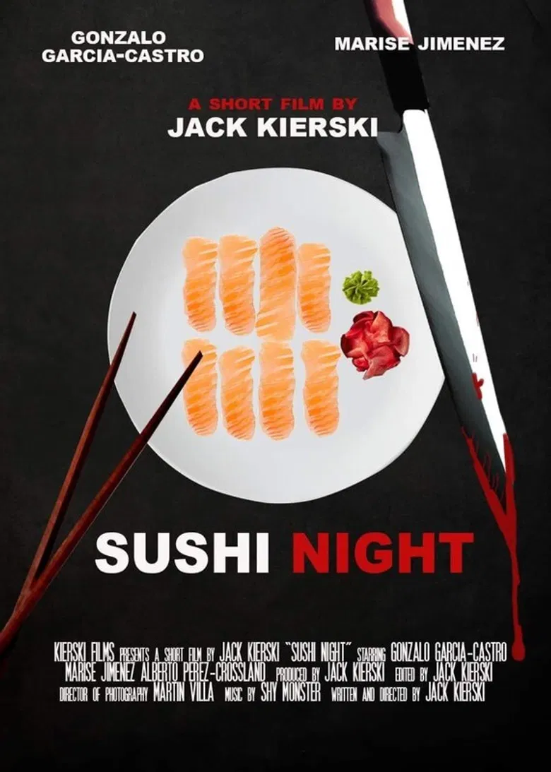 Sushi Night poster background