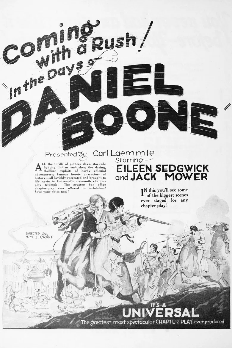 In the Days of Daniel Boone poster background