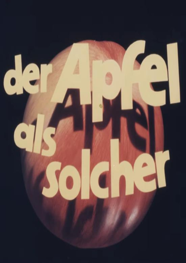 Der Apfel als solcher poster background