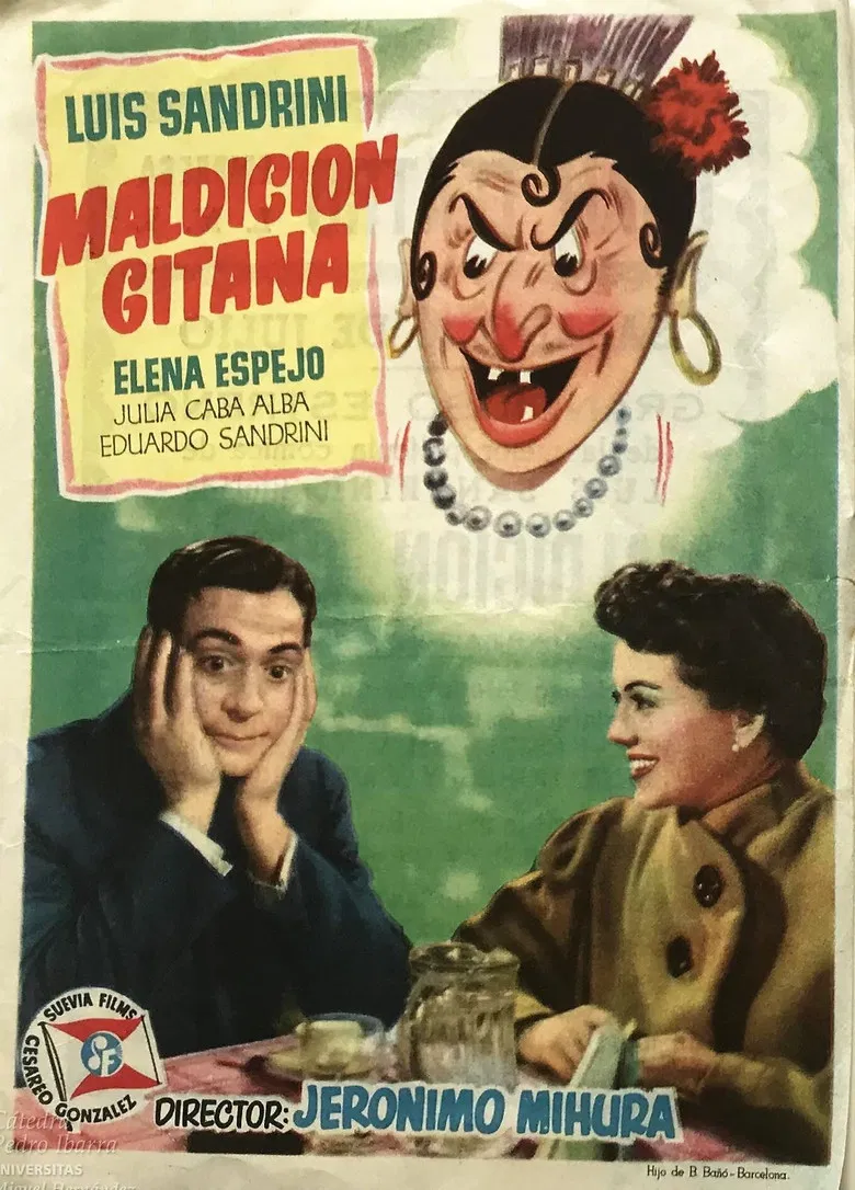 Maldición gitana poster background