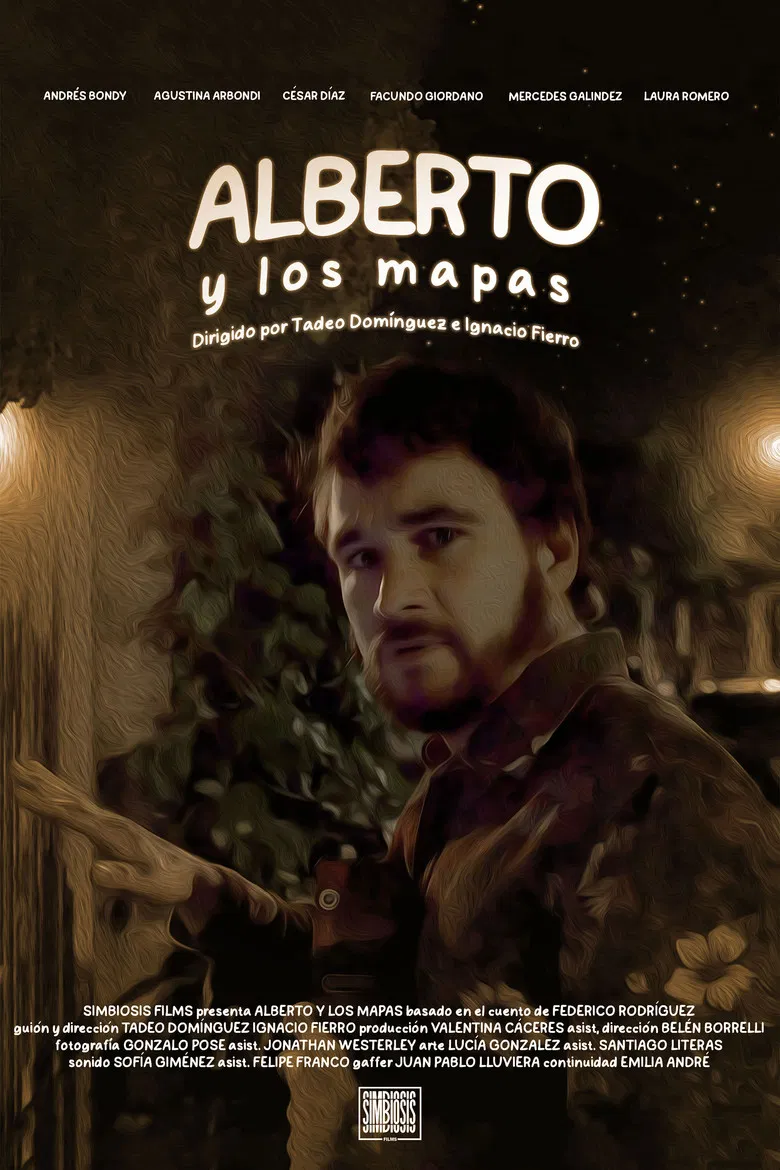 Alberto y los mapas poster background