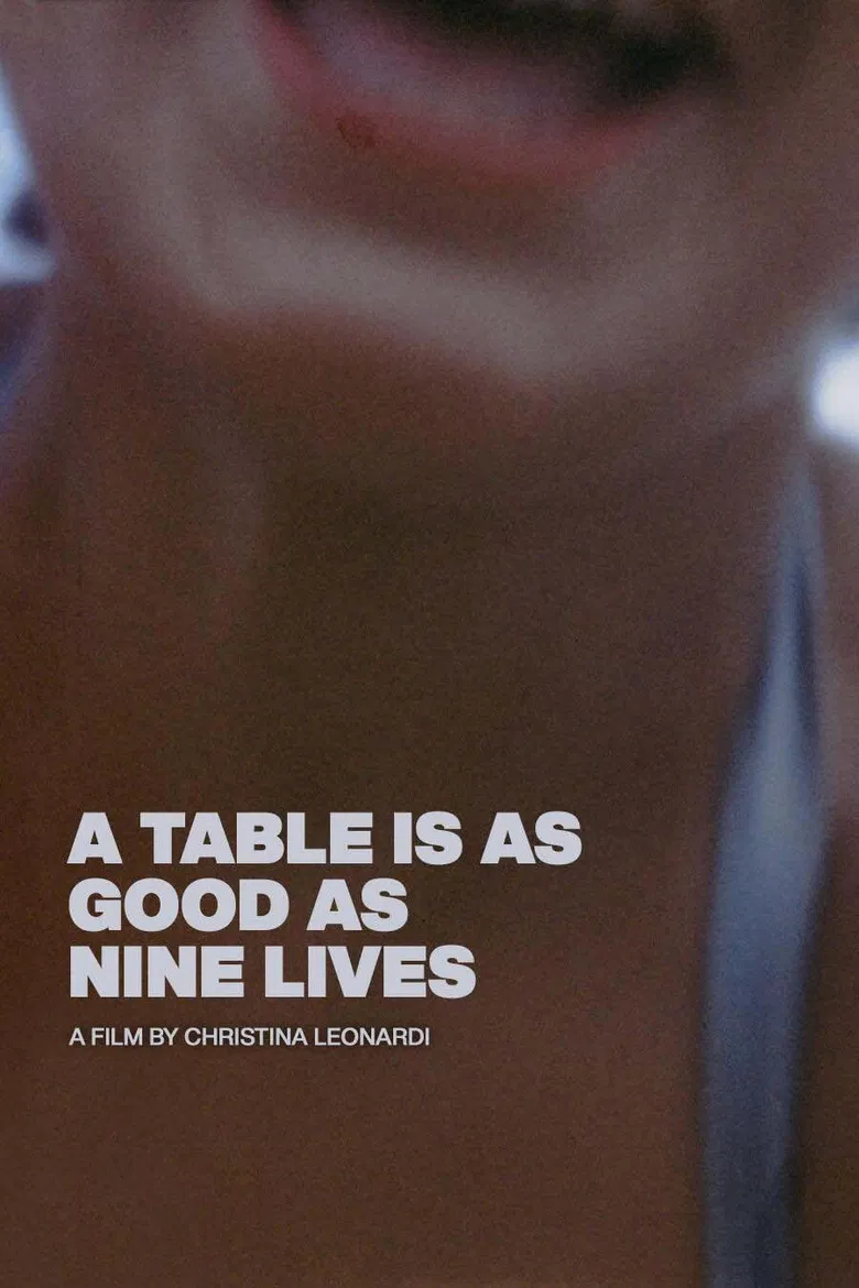 A Table Is As Good As Nine Lives poster background