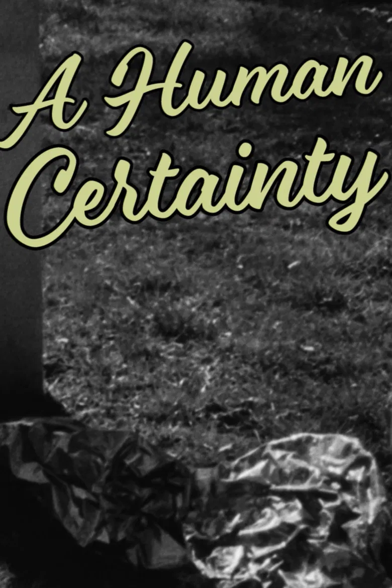 A Human Certainty poster background