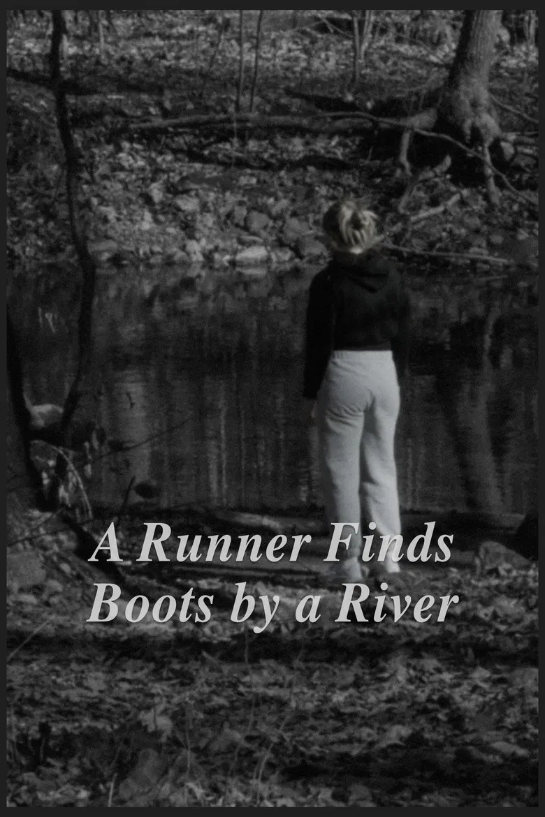 A Runner Finds Boots by a River poster background