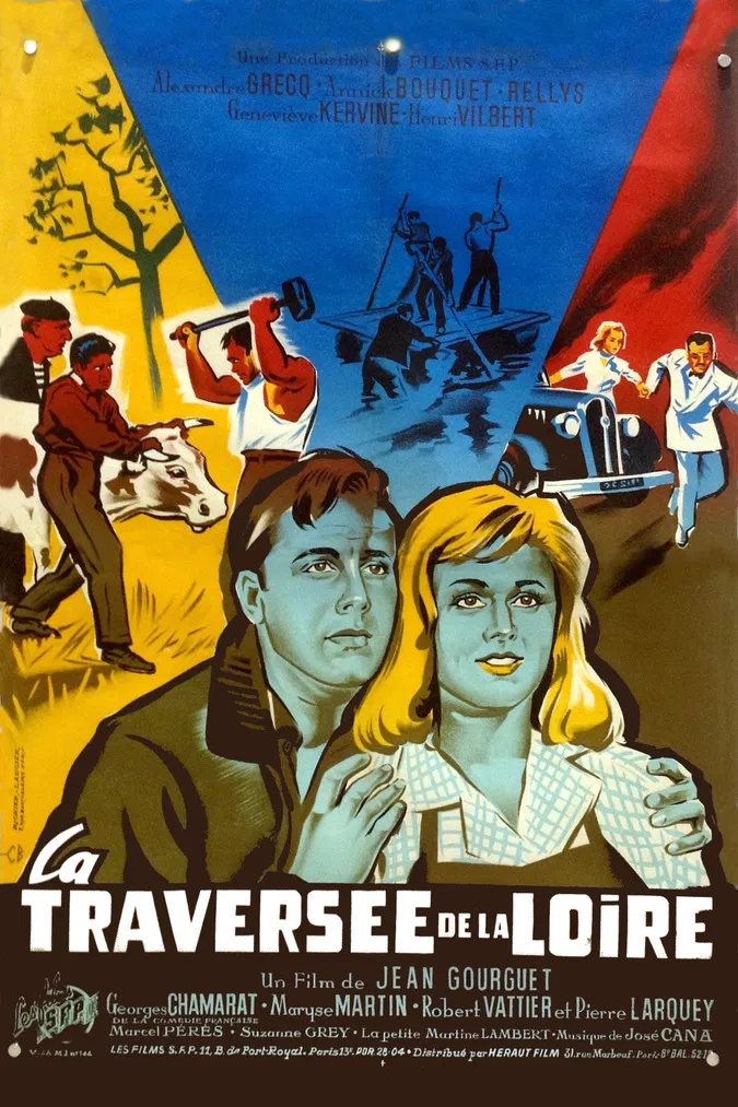 La Traversée de la Loire poster background
