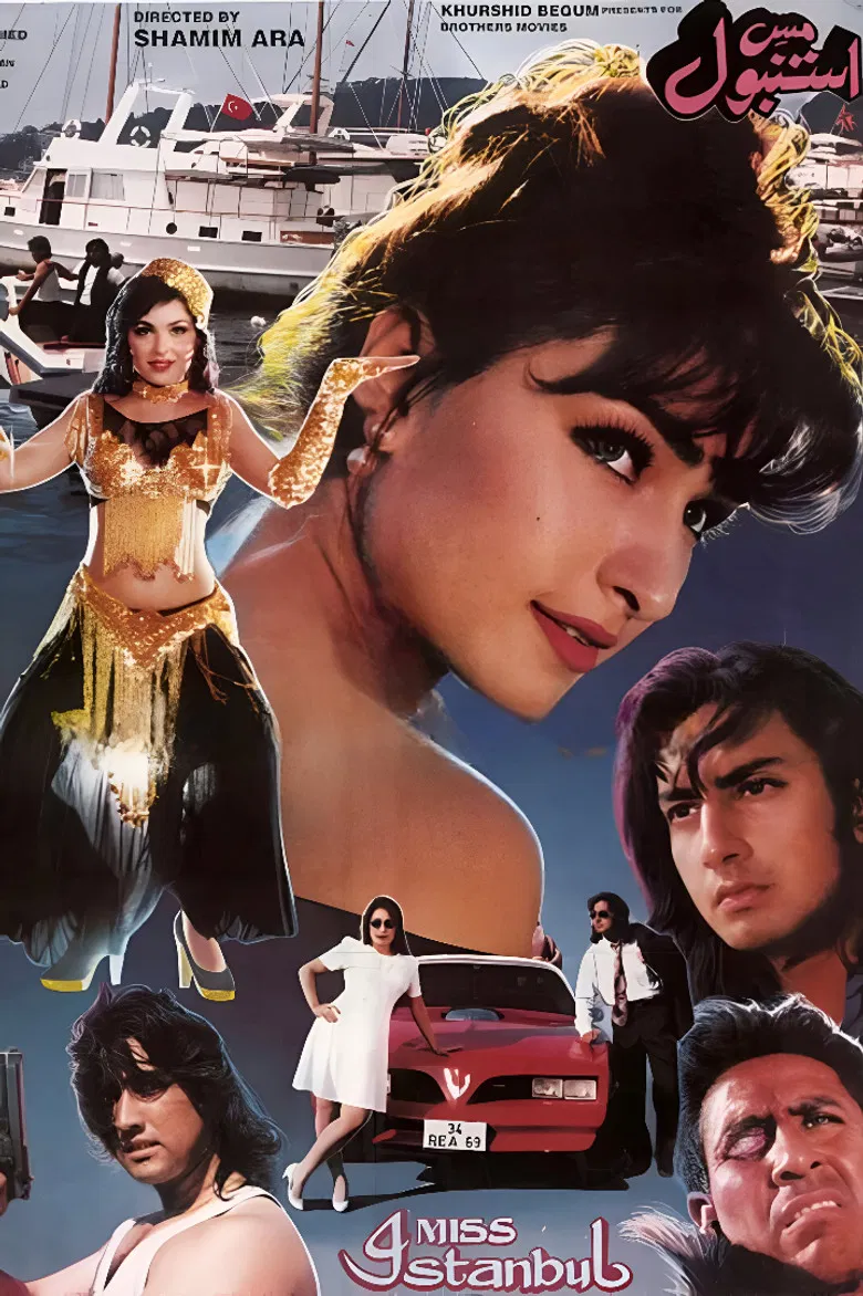 Miss Istanbul poster background