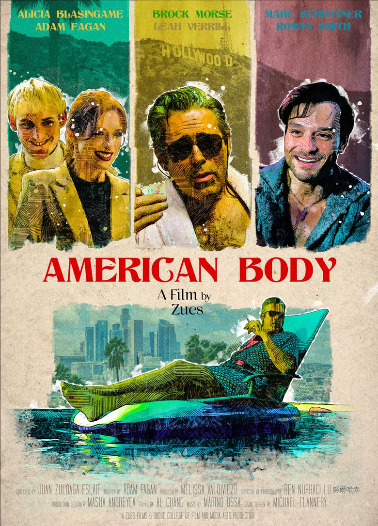 American Body poster background
