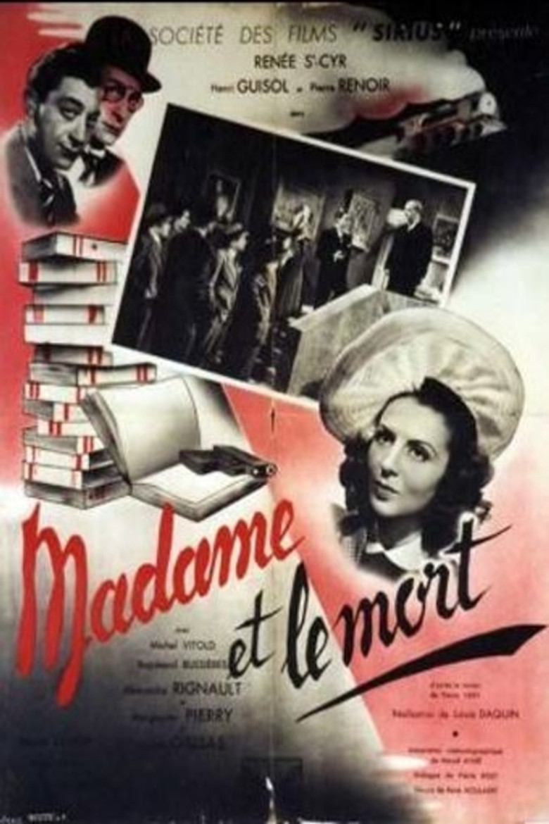 Madame et le mort poster background