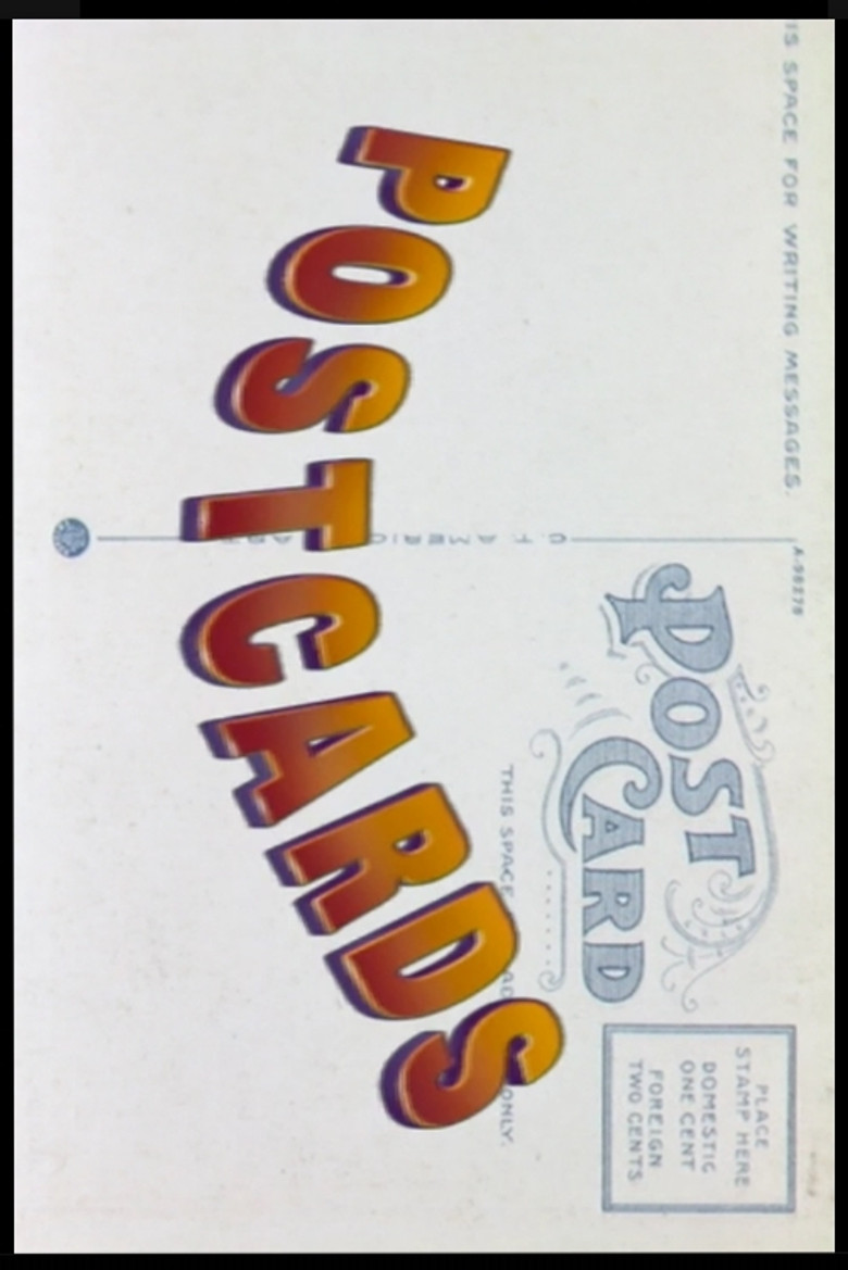 Postcards poster background