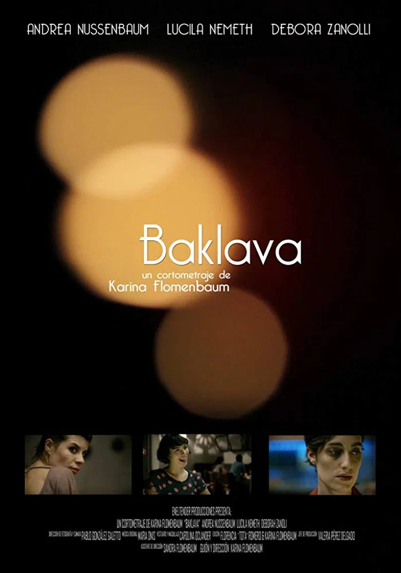 Baklava poster background