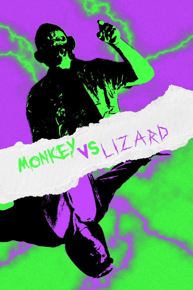 Monkey Vs. Lizard poster background