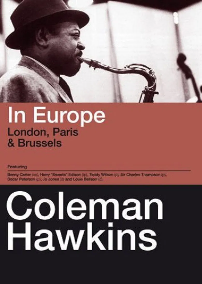Coleman Hawkins – In Europe, London, Paris & Brussels poster background