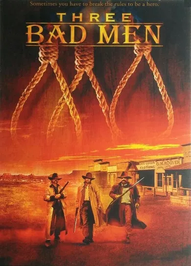 Three Bad Men poster background