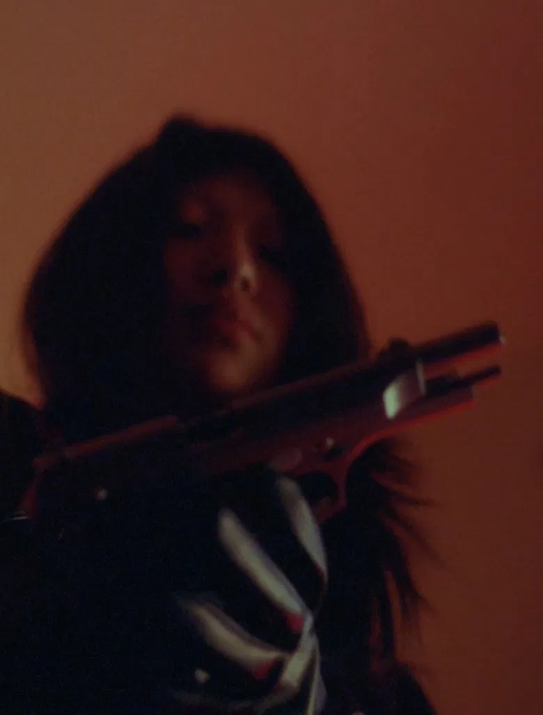 A SHOT IN THE FOOT poster background