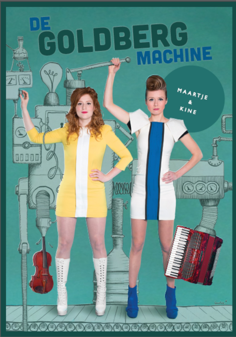 Maartje & Kine: De Goldberg Machine poster background
