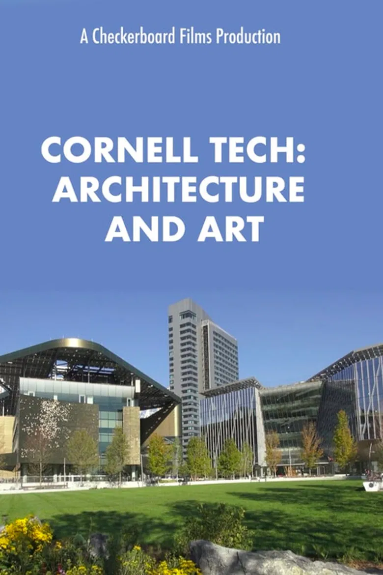 The Architecture and Art of Cornell Tech poster background