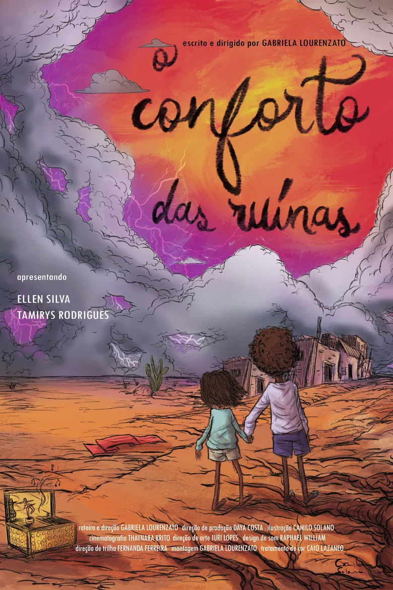 The Solace Of Ruins poster background