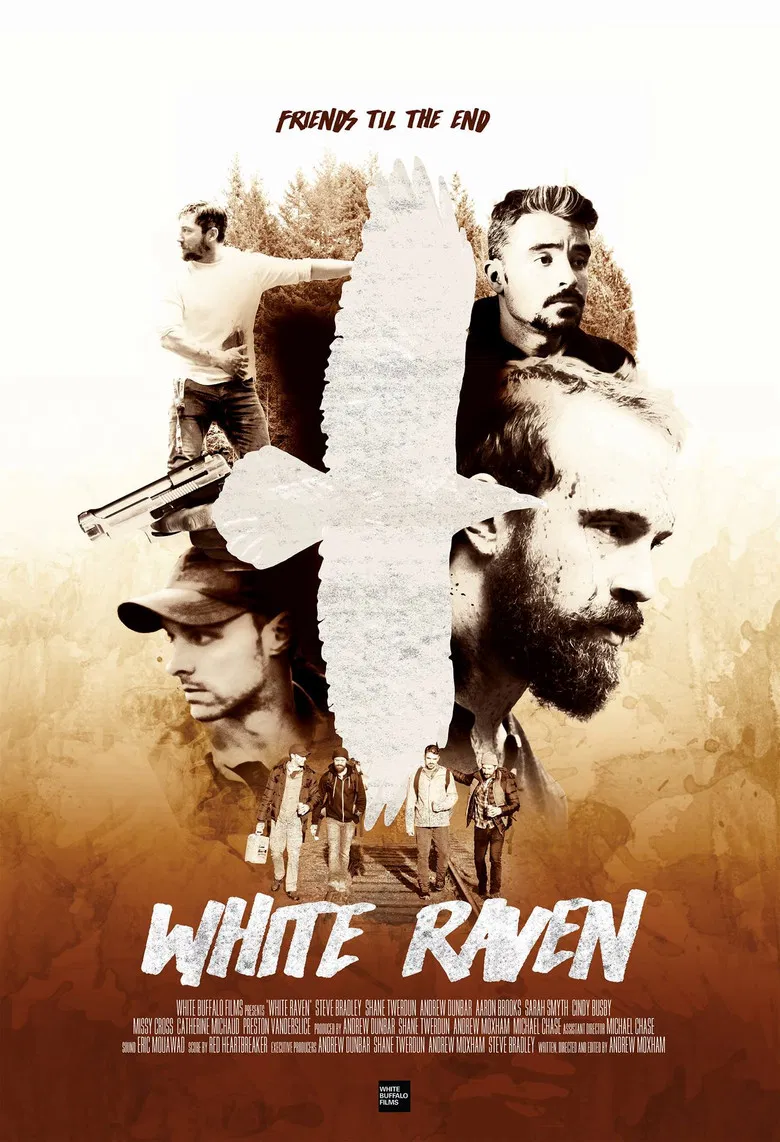 White Raven poster background