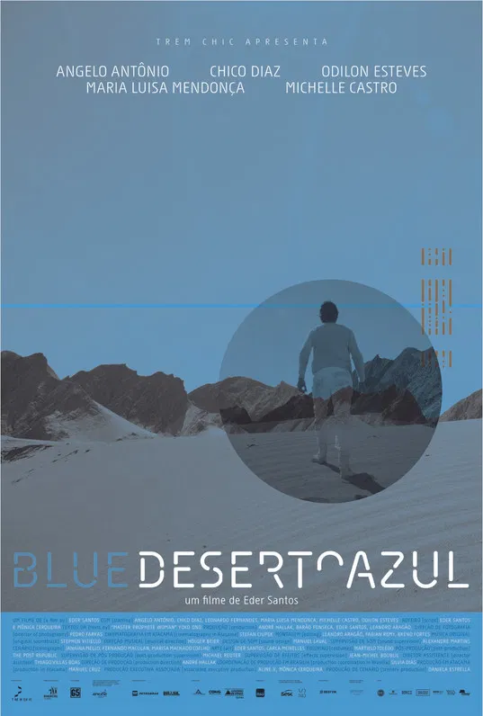 Blue Desert poster background
