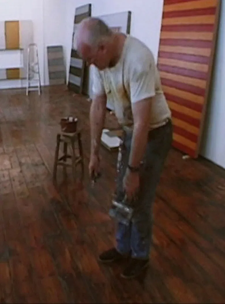 Sean Scully: Passenger poster background