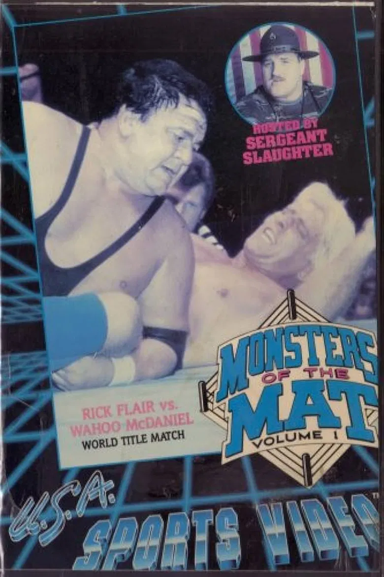 AWA Monsters of the Mat: volume 1 poster background