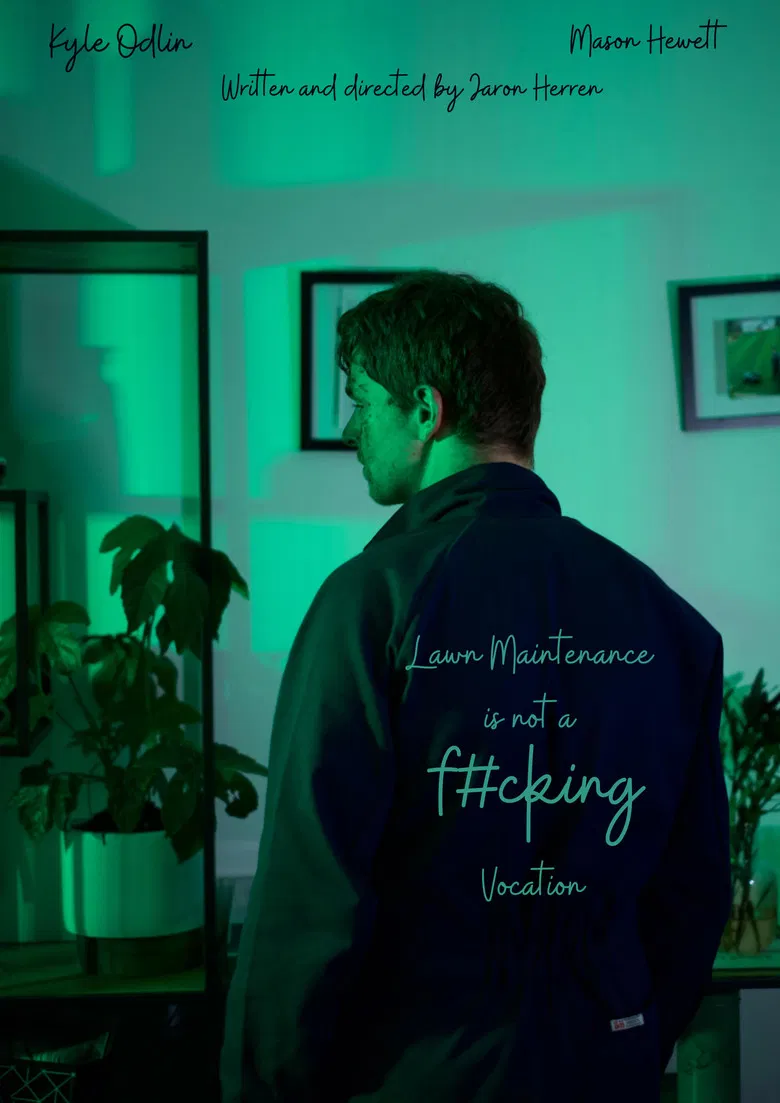 Lawn Maintanance is not a f#cking vocation poster background