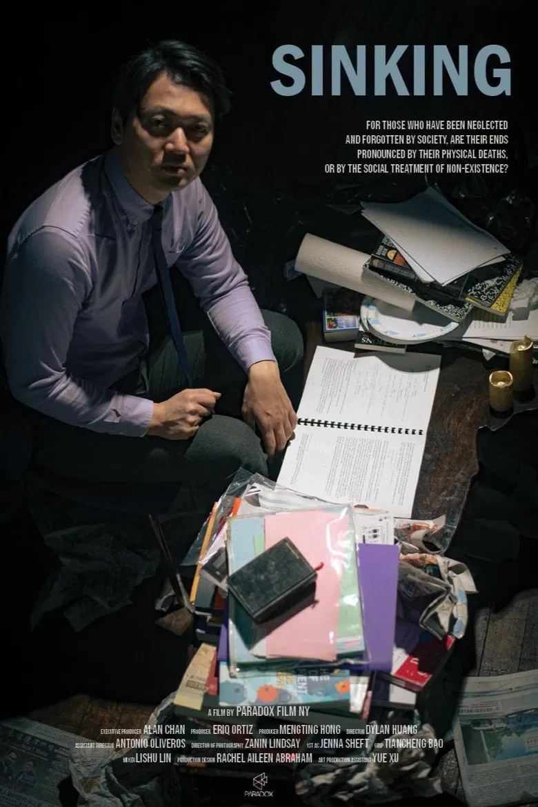 Sinking poster background