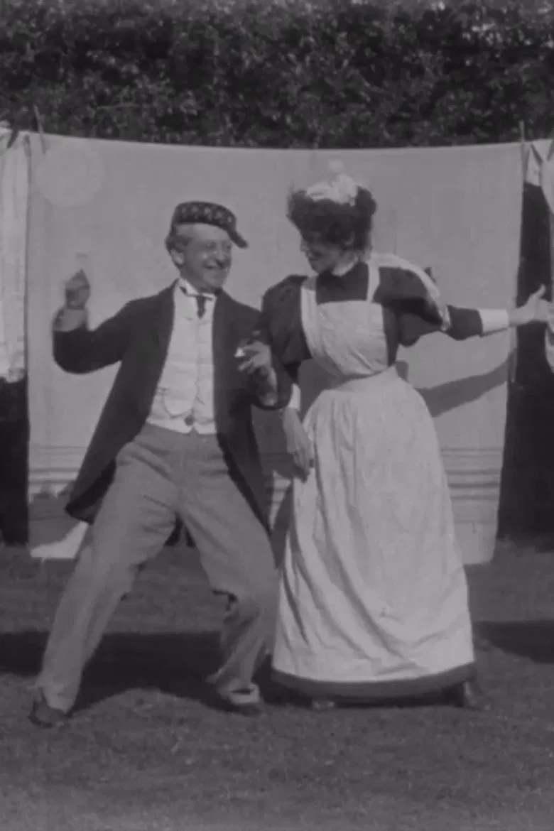 Hanging Out the Clothes poster background