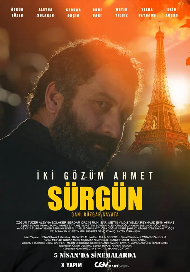 İki Gözüm Ahmet: Sürgün poster background