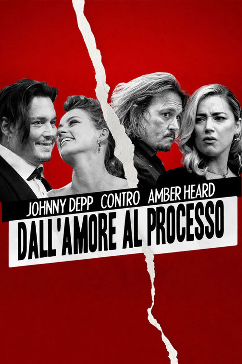 Johnny Depp contro Amber Heard - Dall'amore al processo poster background