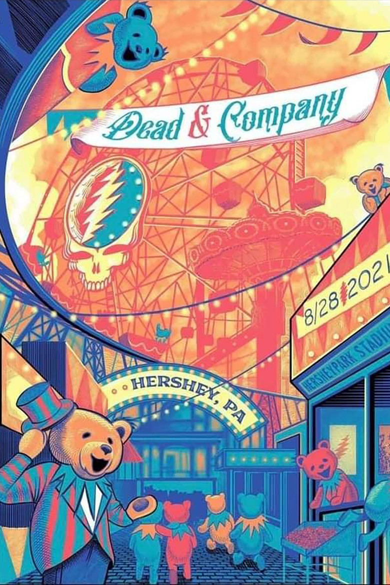 Dead & Company: 2021-08-28 Hersheypark Stadium, Hershey, PA poster background