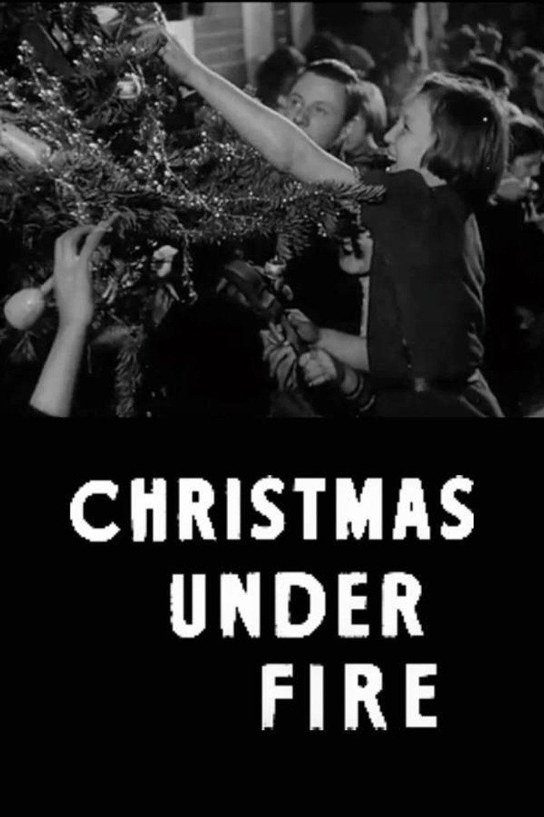 Christmas Under Fire poster background