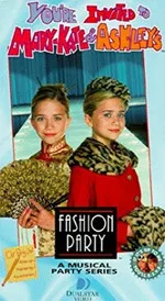 You're Invited to Mary-Kate & Ashley's Fashion Party poster background