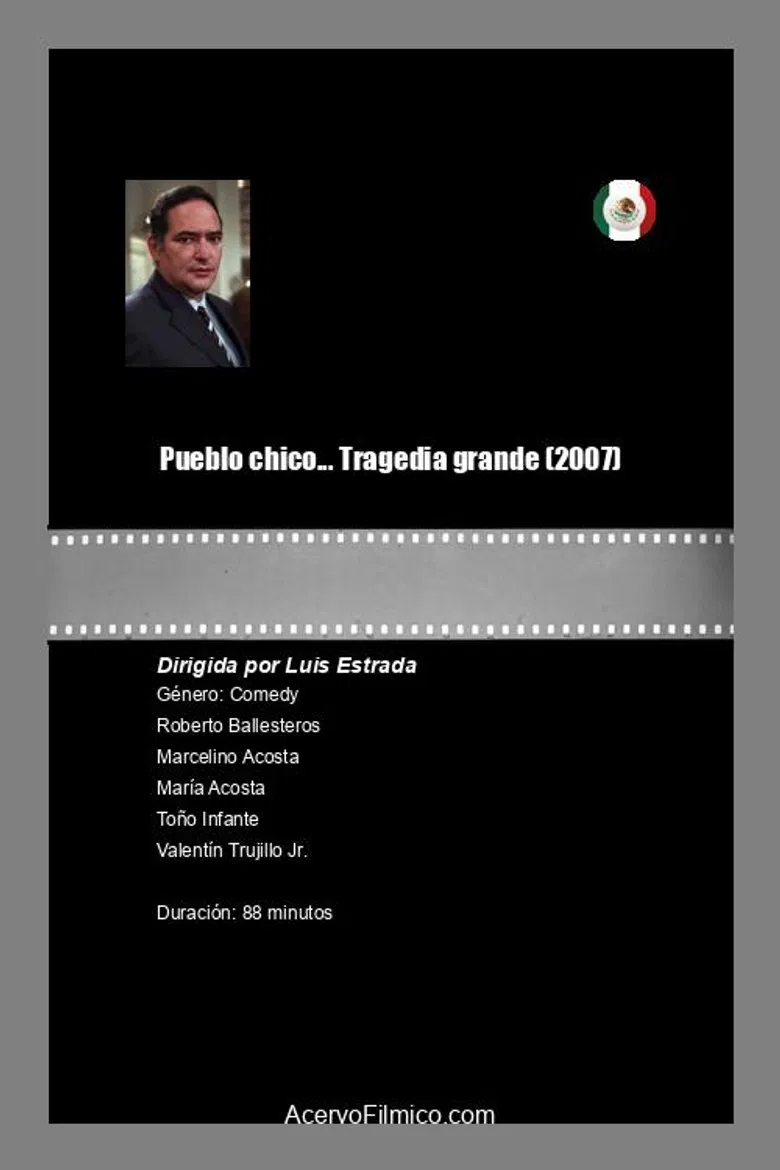 Pueblo chico... Tragedia grande poster background