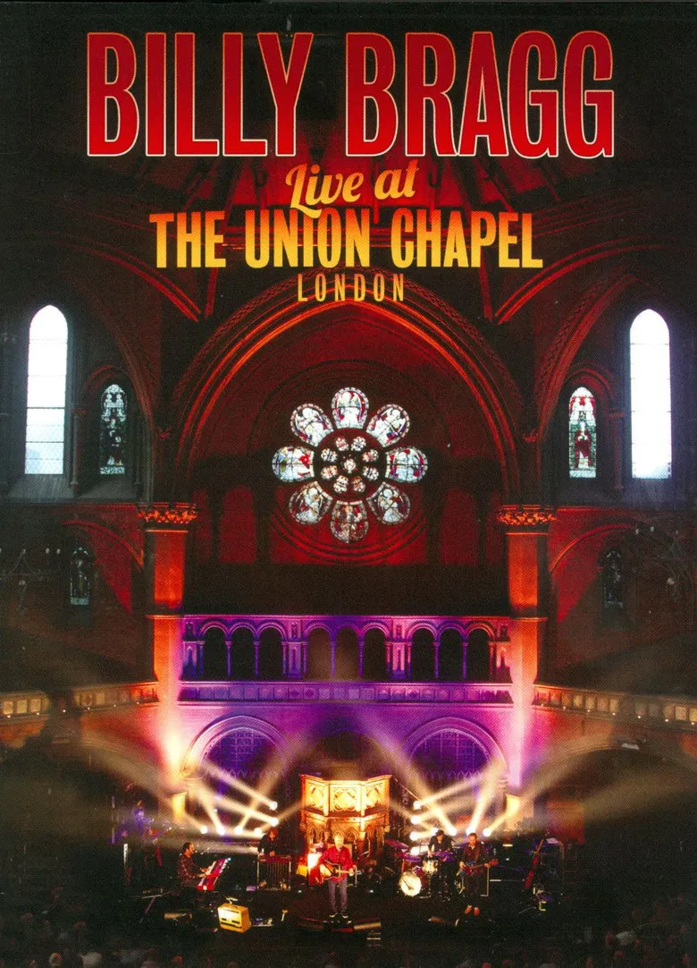 Billy Bragg Live at the Union Chapel London poster background