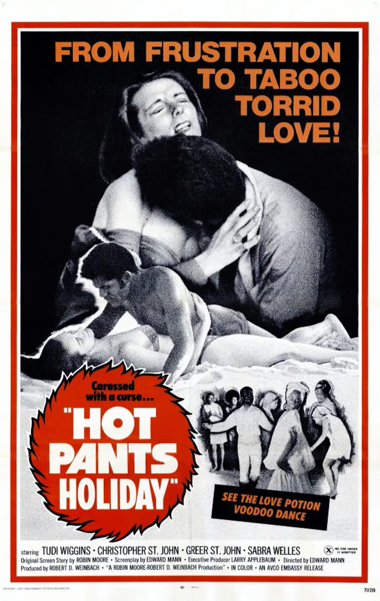 Hot Pants Holiday poster background