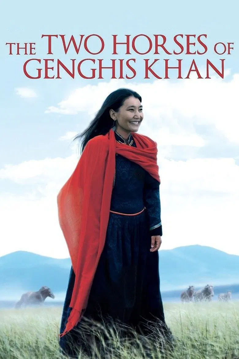 The Two Horses of Genghis Khan poster background