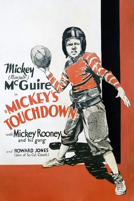 Mickey's Touchdown poster background