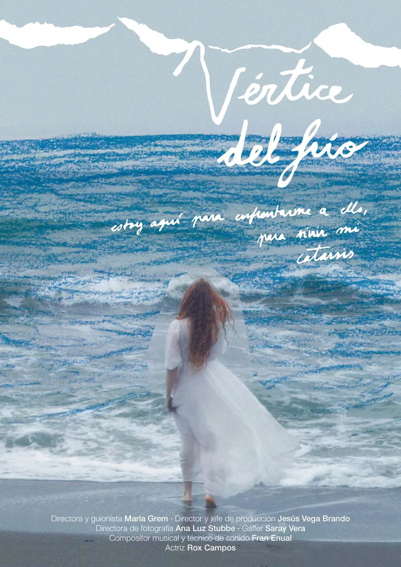 Vértice del frío poster background