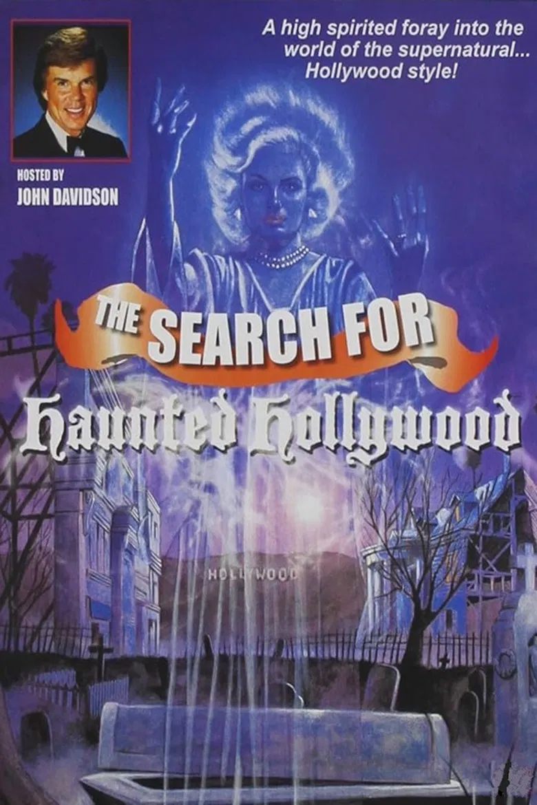 The Search for Haunted Hollywood poster background