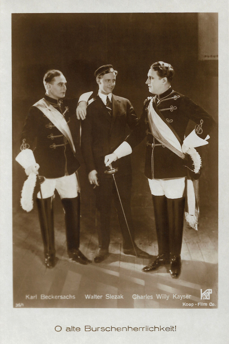 O alte Burschenherrlichkeit poster background